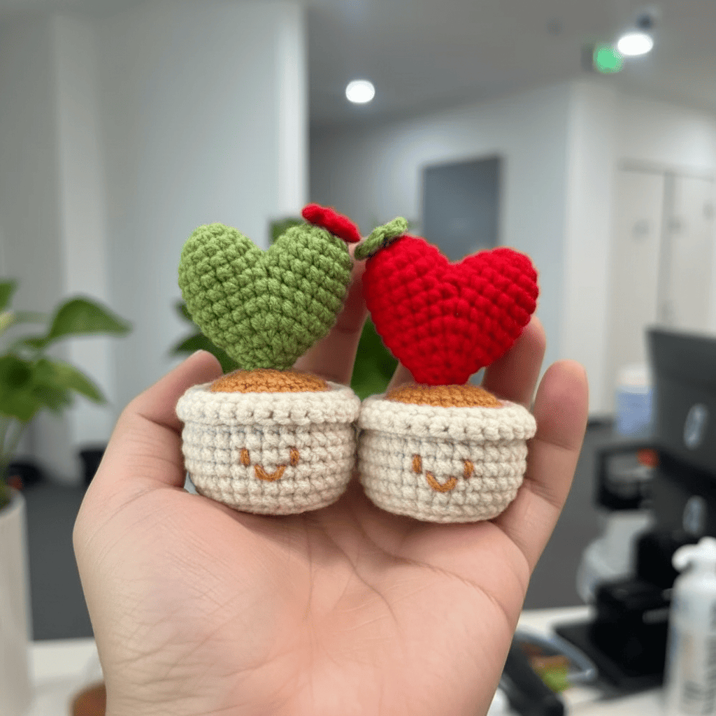 Calla Lily Mini Bouquet Keychain PDF English Pattern - Crochet