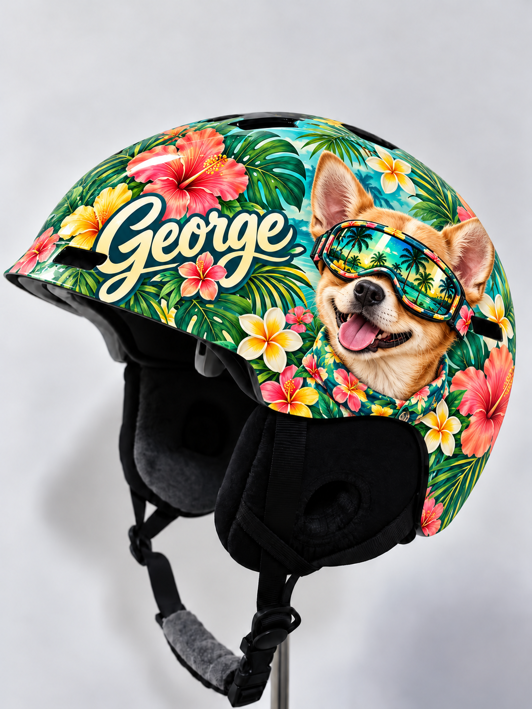 Colorful Dog Portrait