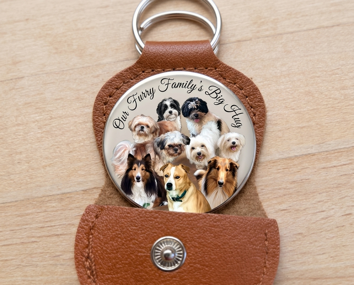 Furry Family Keychain | Tedooo